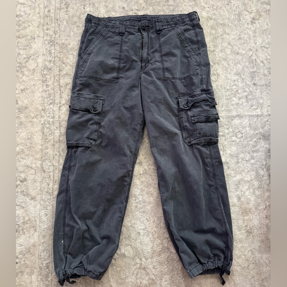 American Eagle Outfitters Charcoal Jogger Pants